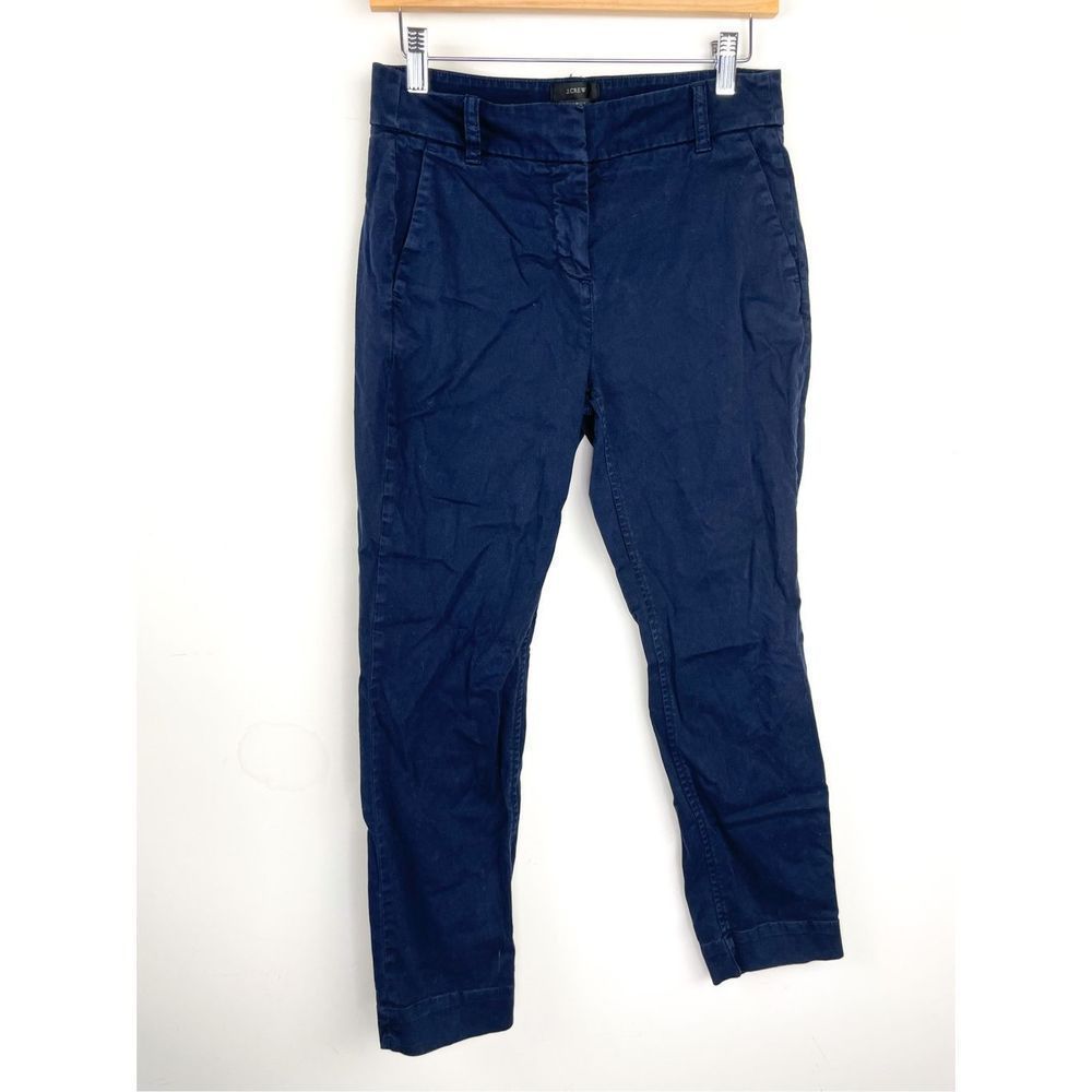 J. Crew Cameron Navy Blue‎ Work Pant Size 4